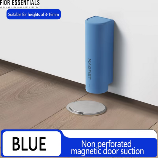 Magnetic No-Drill Door Stop – Modern Wall & Floor Protection