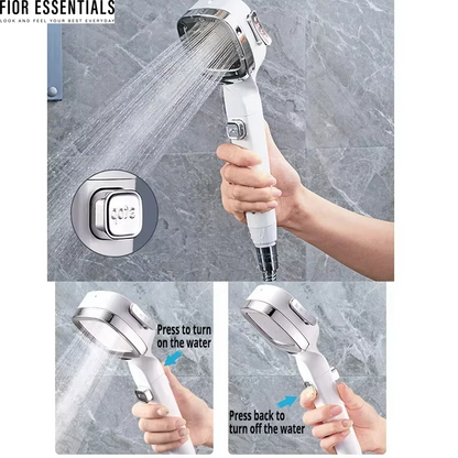 Xiaomi High Pressure Shower Head Water Saving 3-Modes Shower Heads Adjustable Water Massage Sprayer Home Bathroom Accessories