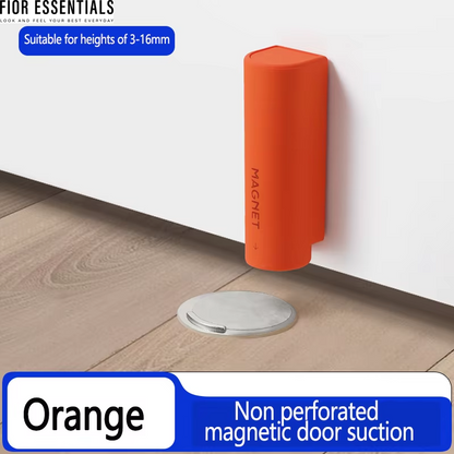 Magnetic No-Drill Door Stop – Modern Wall & Floor Protection